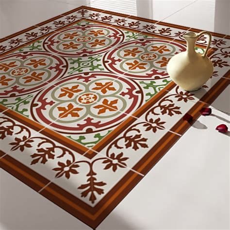 floor tile decal|temporary floor tile stickers.